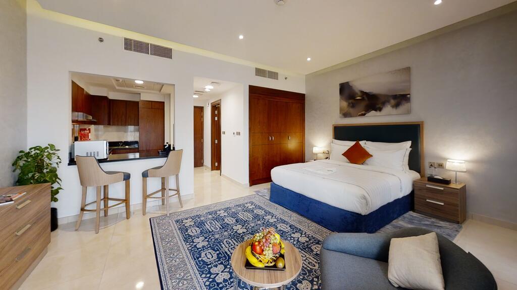 דובאי Suha Creek Hotel Apartments מראה חיצוני תמונה