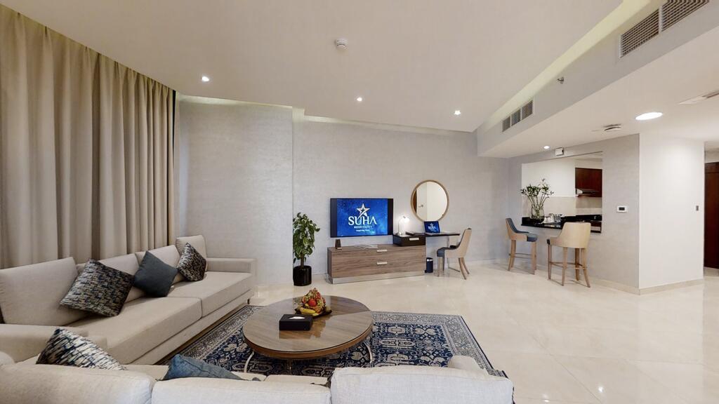דובאי Suha Creek Hotel Apartments מראה חיצוני תמונה
